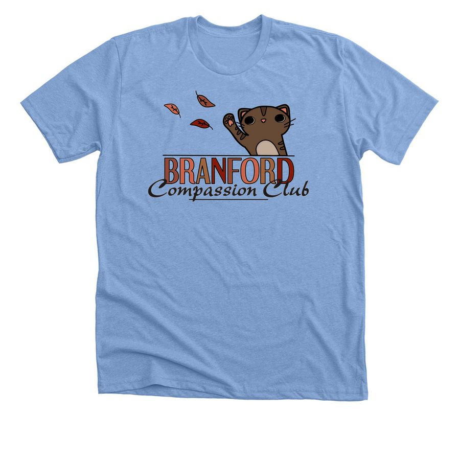 BCC Autumn, a Heather Carolina Blue Premium Unisex Tee