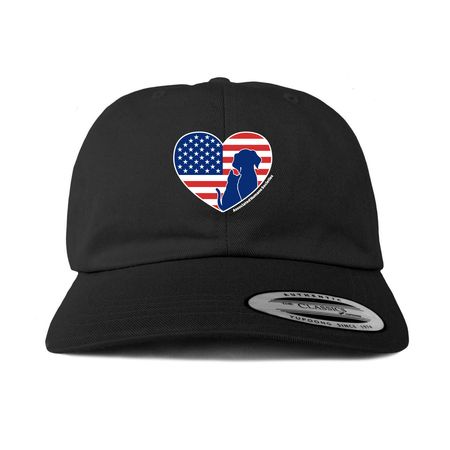 The AHS Freedom Collection Hat, a Black Printed Classic Baseball Cap
