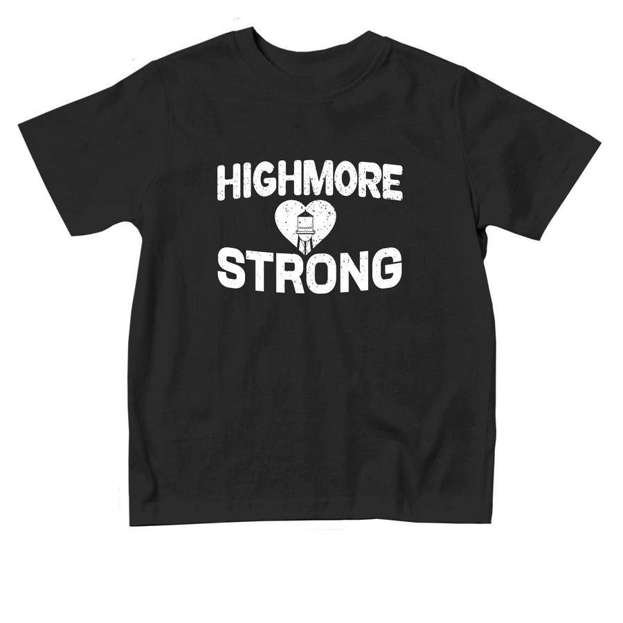 Highmore Strong Kids, a Black Toddler Tee