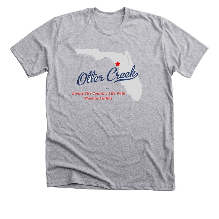 Otter Creek Florida t-shirt, a Athletic Heather Premium Unisex Tee