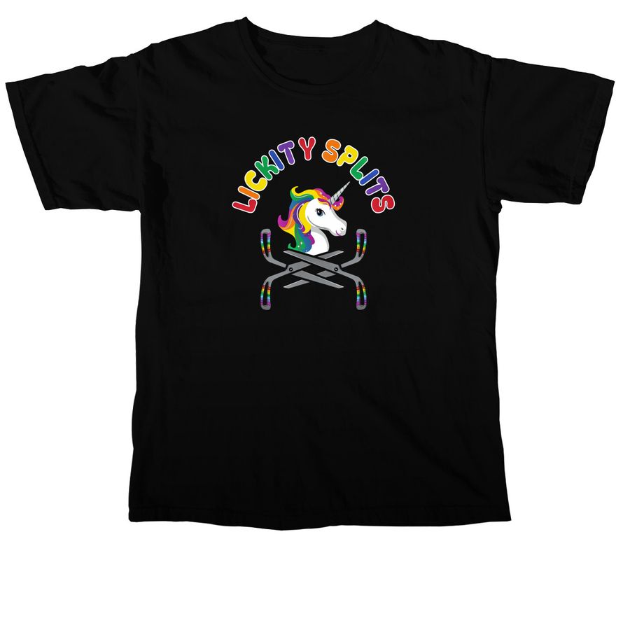 Lickity Splits&nbsp;, a Black Comfort Colors Unisex Tee