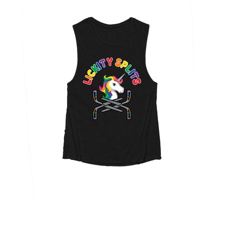 Lickity Splits&nbsp;, a Black Women's Muscle Tank