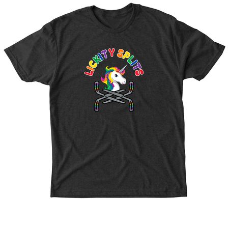 Lickity Splits&nbsp;, a Vintage Black Triblend Unisex Tee