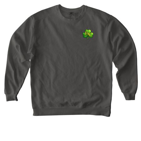 FAIRFAX CLUB ST. PATTYS MERCH, a Pepper Comfort Colors Crewneck Sweatshirt