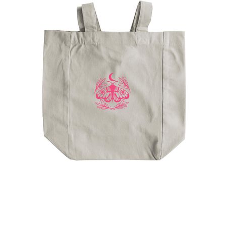 The Good Juju - Tote, a Natural Recycled Cotton Tote Bag (back-view)