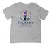 Tucker?s Torch Toddler Apparel, a Heather Toddler Tee (back-view)
