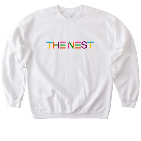 NESPRIT Nest Shirts, a White Softstyle Crewneck Sweatshirt
