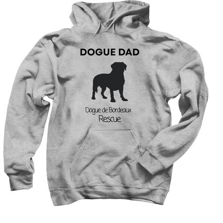 Dogue Dad, a Sport Grey Pullover Hoodie