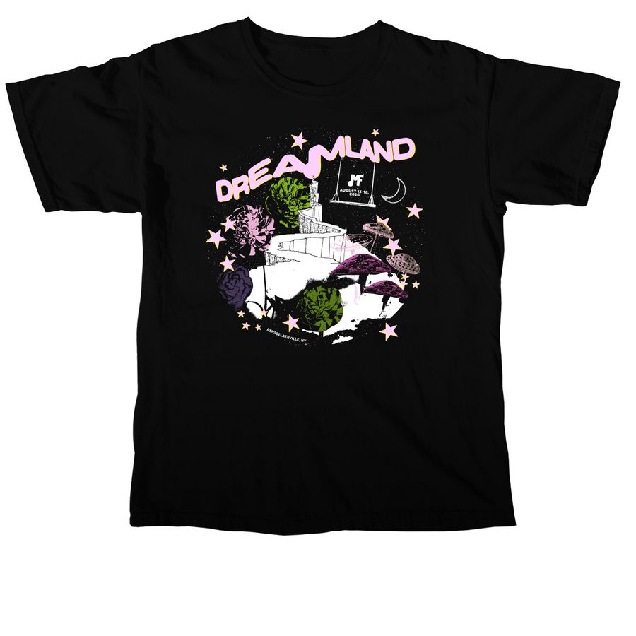 Lost in Dreamland, a Black Comfort Colors Unisex Tee