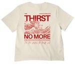 Women's Conference - Thirst No More Tan, a Natural Women's Heavyweight Tee (back-view)
