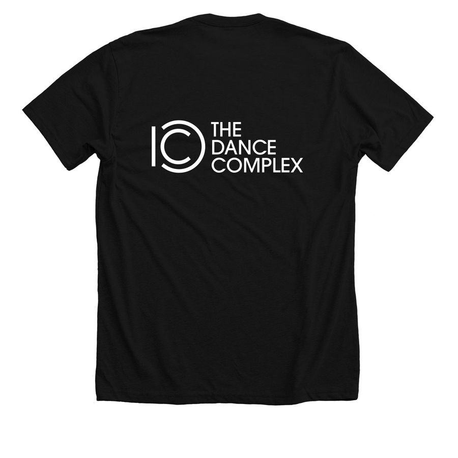 DANCE at The DC, a Solid Black Blend Premium Unisex Tee (back-view)