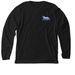 HCNC 3, a Solid Black Blend Premium Long Sleeve Tee