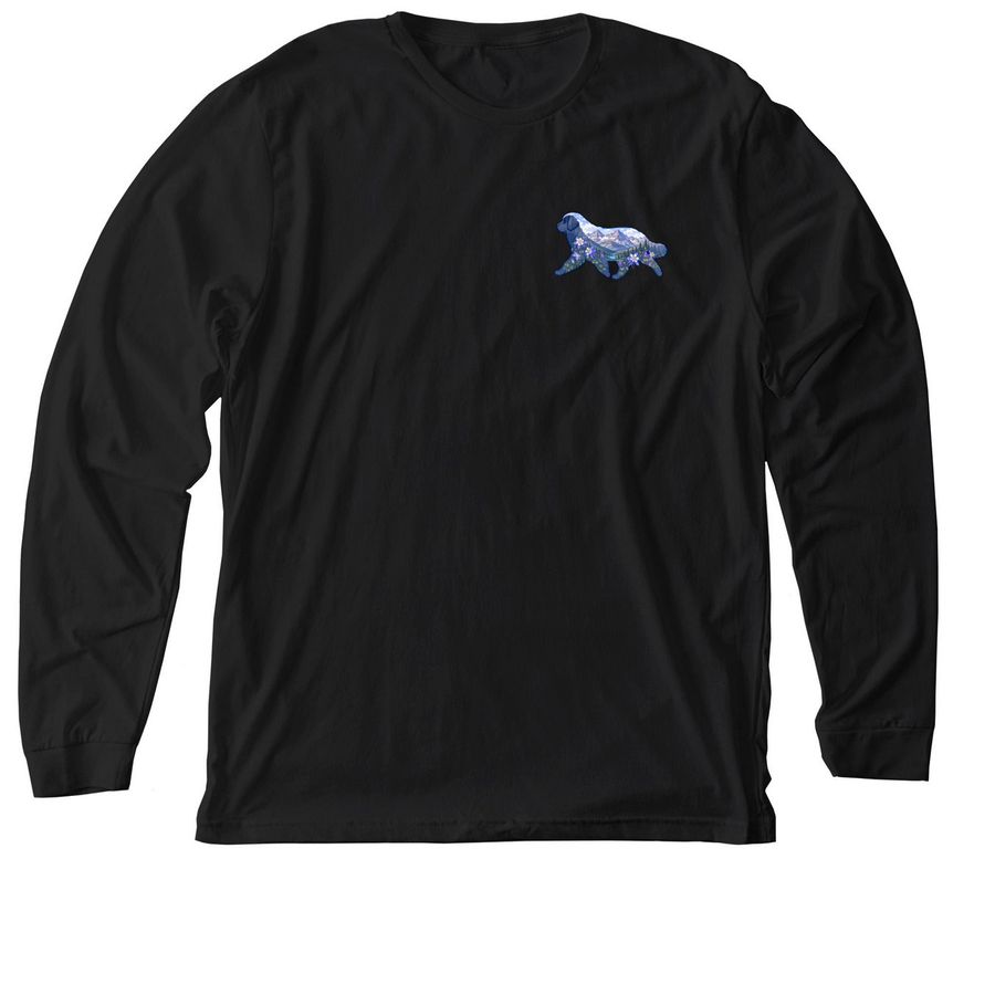 HCNC 3, a Solid Black Blend Premium Long Sleeve Tee