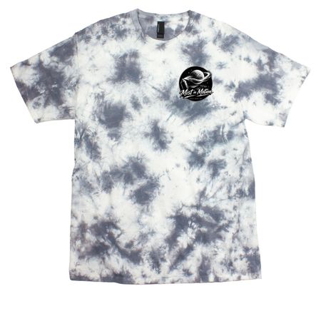Mist in Motion&nbsp;, a Grey Crystal Tie Dye Tee