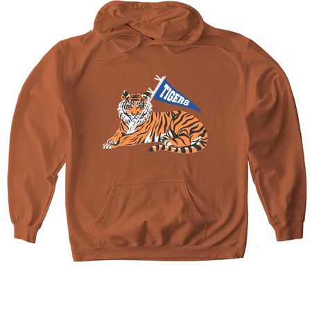 Tiger Pennant Shirts, a Texas Orange Softstyle Pullover Hoodie