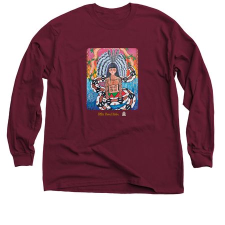Yub? Nawa Ainbu - The Enchanted Boa Woman, a Maroon Classic Long Sleeve Tee