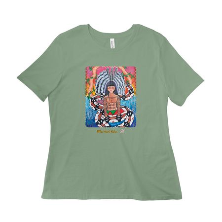 Yub? Nawa Ainbu - The Enchanted Boa Woman, a Sage Women?s Relaxed Cotton Tee