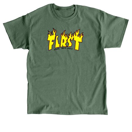 Flamez Tribute&nbsp;, a Military Green Classic Unisex Tee