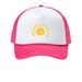 Summer 26 - Trucker Hat, a White/ Neon Pink Printed Foam Trucker Hat