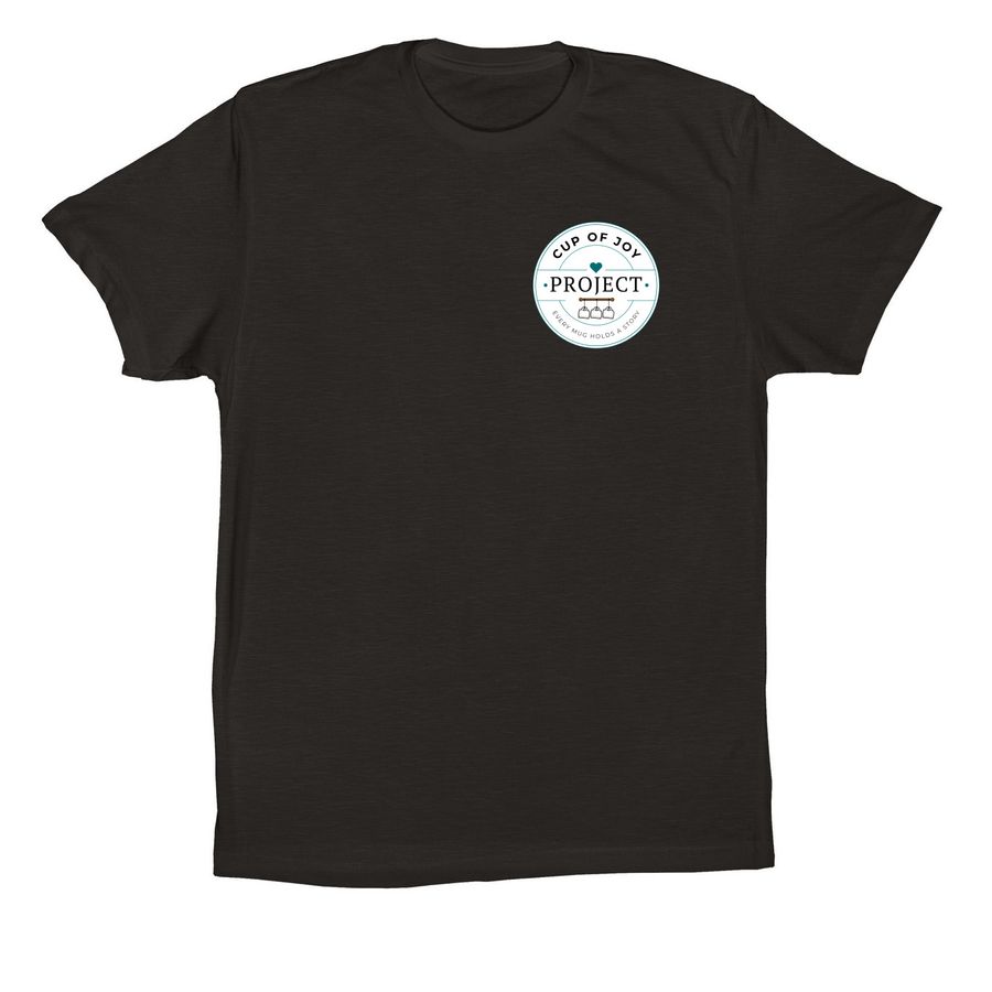 Cup of Joy Project, a Black Premium Cotton Tee