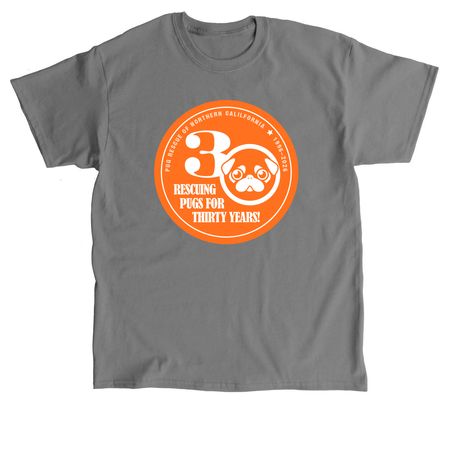 PRNC 30 Year Anniversary 1996 to 2026, a Charcoal Classic Unisex Tee