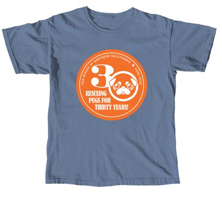 PRNC 30 Year Anniversary 1996 to 2026, a Blue Jean Comfort Colors Unisex Tee
