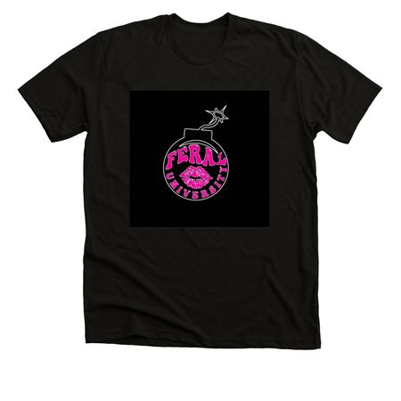 feral tees n more&nbsp;, a Solid Black Blend Premium Unisex Tee