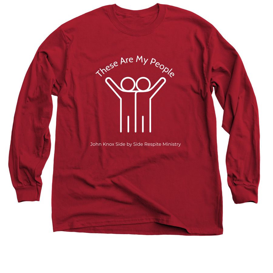 Side by Side Respite Ministry, a Cardinal Red Classic Long Sleeve Tee