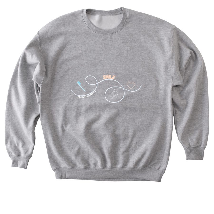 Dental Hygiene crewneck, a Sport Grey Softstyle Crewneck Sweatshirt
