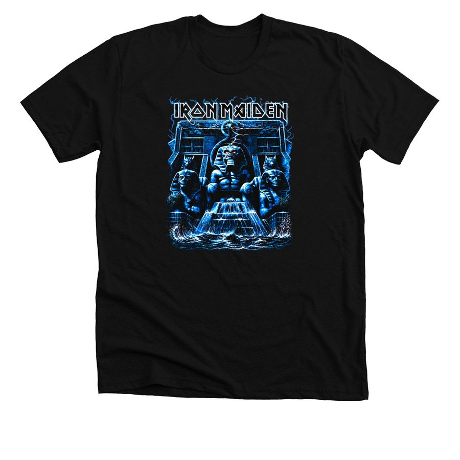 Iron Maiden Powerslave Mariner Tour 2026 tee, a Solid Black Blend Premium Unisex Tee
