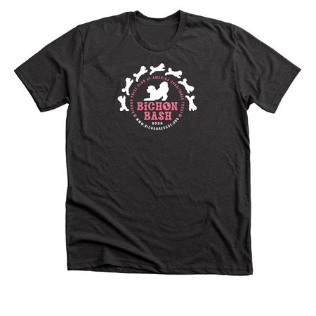 BFCACT Bichon Bash 2026 - pink, a Dark Grey Heather Premium Unisex Tee