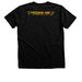 FSS Logo ? Yellow, a Black Heather Premium Unisex Tee (back-view)