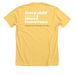 Childhood Cancer Awareness Month (2026), a Heather Yellow Gold Premium Unisex Tee (back-view)