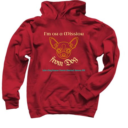 Mission Hoodies and Tees, a Cardinal Red Pullover Hoodie