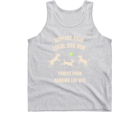 Support Your Local Dog Run&nbsp;, a Sport Grey Classic Unisex Tank Top