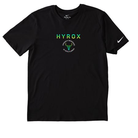 CFR Hyrox Jersey, a Black Nike Dri-FIT Jersey Blend Performance Tee