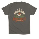 AdventurFest Tshirt, a Asphalt Premium Cotton Tee (back-view)