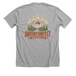 AdventurFest Tshirt, a Athletic Heather Premium Unisex Tee (back-view)