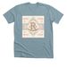 Cloud Brand &nbsp;, a Heather Blue Lagoon Premium Unisex Tee