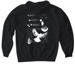 Freedom to Stay Move Resist Tee, a Black Gildan Softstyle Pullover Hoodie (back-view)