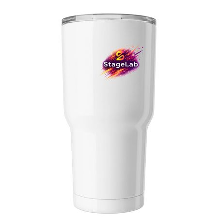 MTR StageLab Tumblr, a White Insulated Tumbler