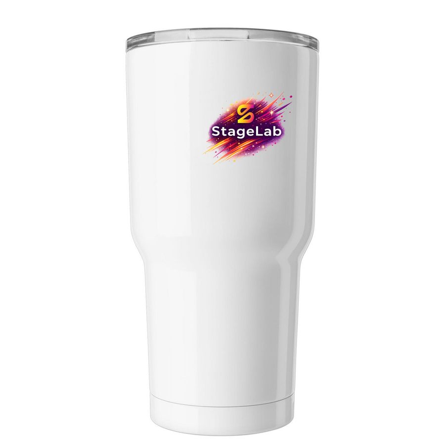 MTR StageLab Tumblr, a White Insulated Tumbler
