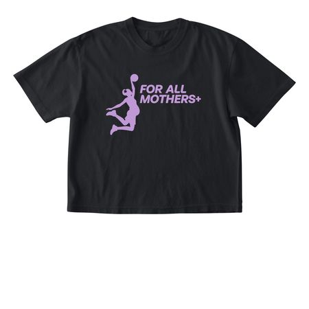 Future All-Stars, a Black Comfort Colors Boxy Tee