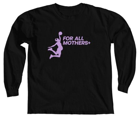 Future All-Stars, a Black Comfort Colors Long Sleeve Tee