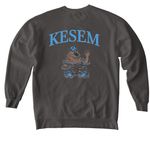 Camp Kesem Summit Merch&nbsp;, a Pepper Comfort Colors Crewneck Sweatshirt (back-view)