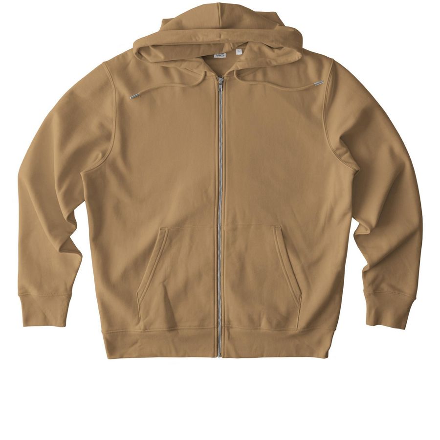 BARKTOBERFEST 2026 Sweatshirts [back], a Latte Stanley/Stella Unisex Cultivator 2.0 Zip Up Pullover Hoodie