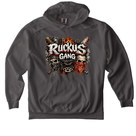 The Return of the Ruckus, a Pepper Comfort Colors Pullover Hoodie