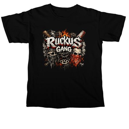 The Return of the Ruckus, a Black Comfort Colors Unisex Tee