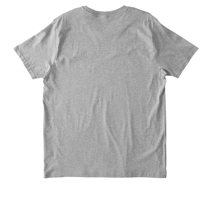 plant powered, a Heather Grey Stanley/Stella Unisex Rocker Tee (back-view)