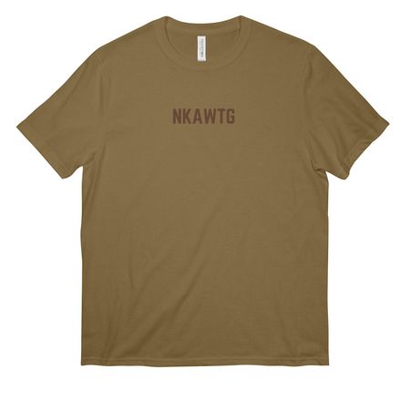 NKAWTG, a Coyote Brown All-American Unisex Tee